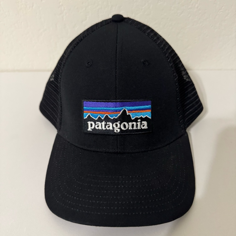 Patagonia Black Cap with Colorful Logo